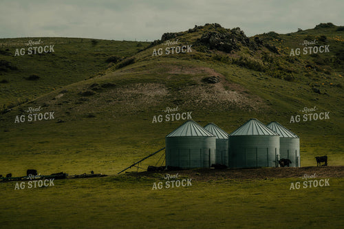 Bins in Pasture 58345