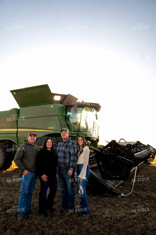 Farm Family by Combine 115437