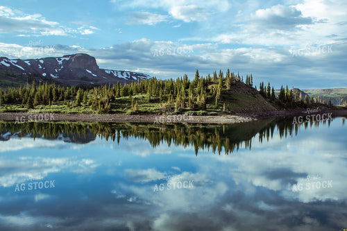 Western Landscape Mountains Lake 58007