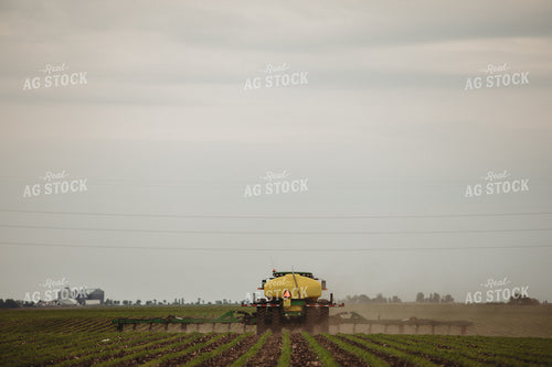 Side Dressing Fertilizer in Corn Field 5736