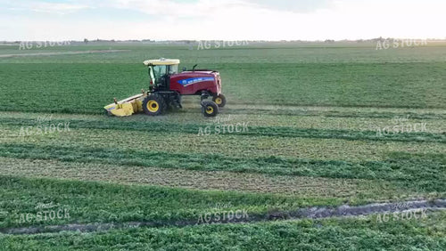 Cutting Alfalfa Field Drone 56406