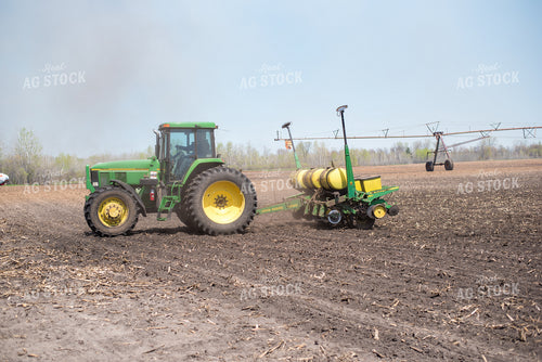 Tractor and Planter in Field 74041