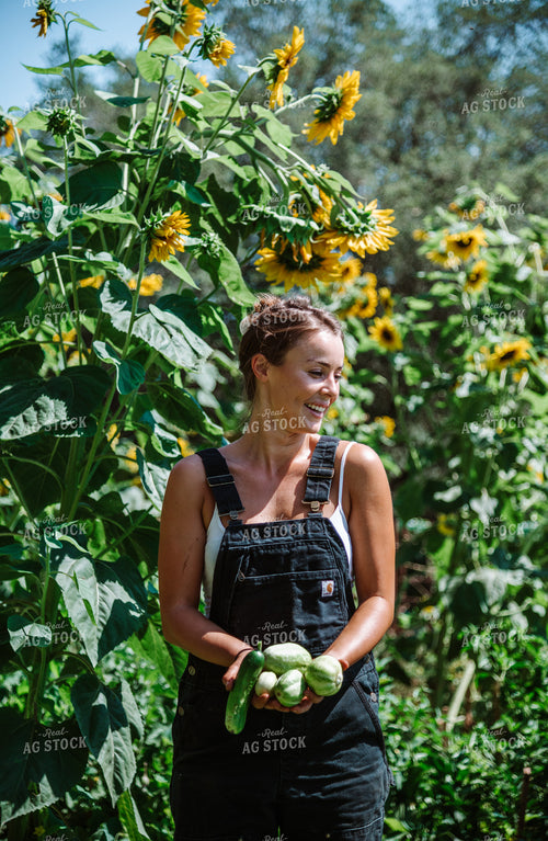 Woman in Garden 107007
