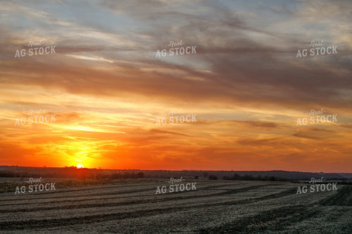 Sunset Over Scenic Landscape 145062