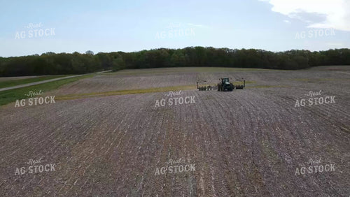 Planting in No Till Field from Drone 4068