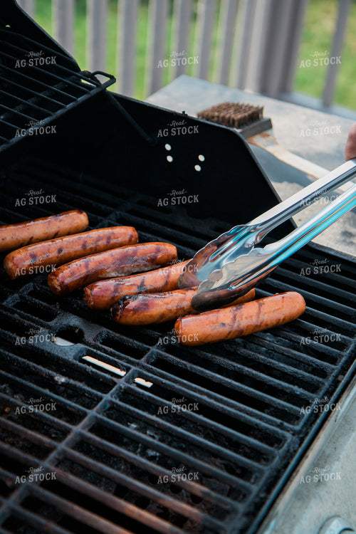 Grilling Hot Dogs 67806