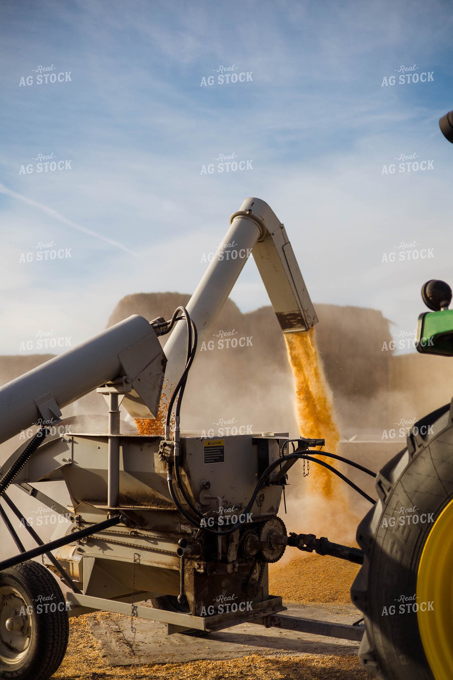 Grinding Corn to Feed Cattle 97276