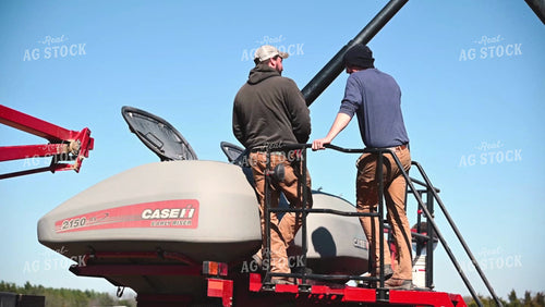 Farmers Talking While Loading the Planter - 330