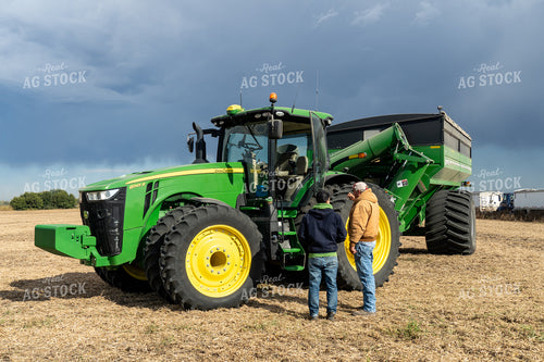 Farmers Talking in Field 65095