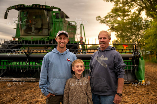 Farm Family by Combine 115397