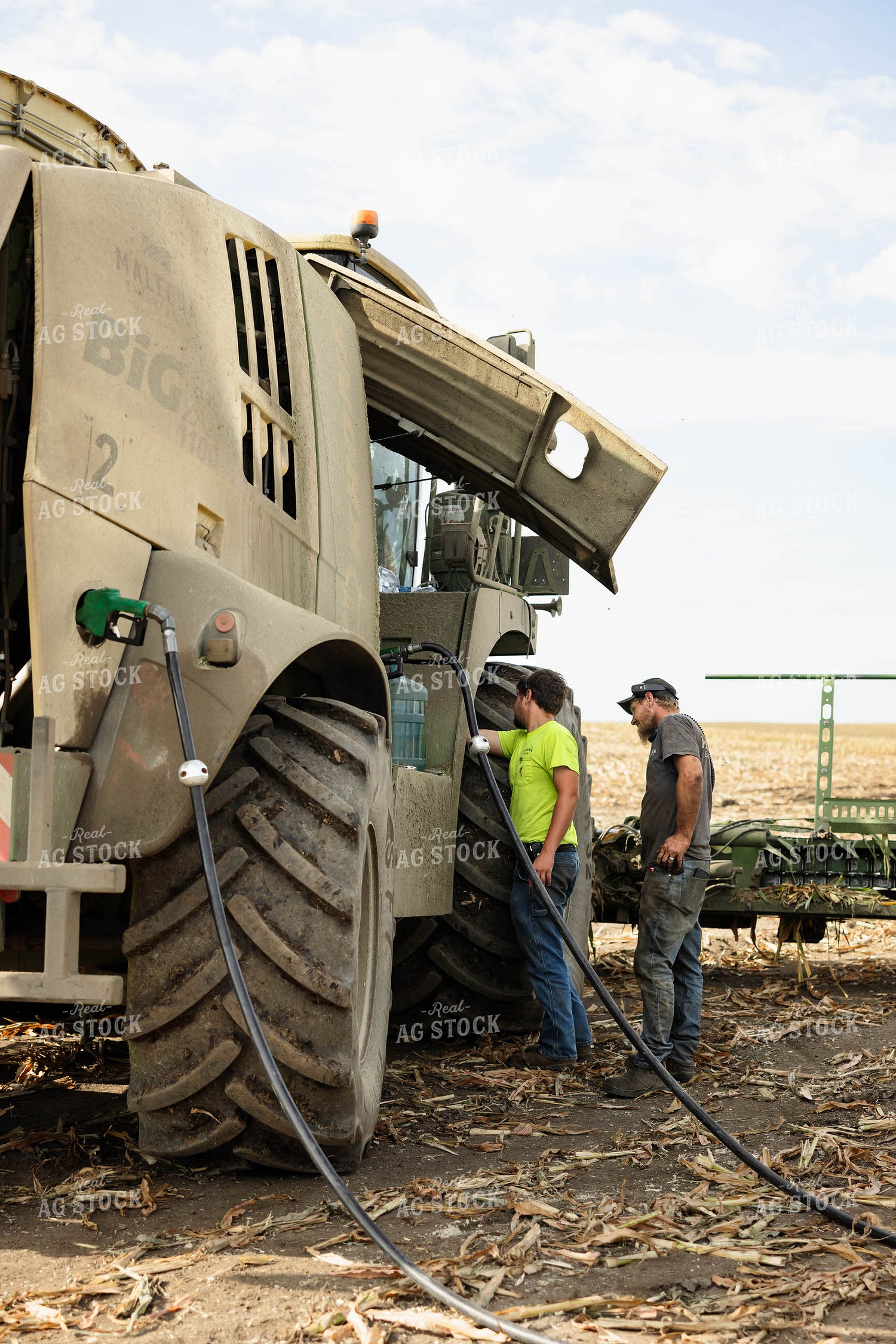 Fueling Up Silage Harvestor 296007