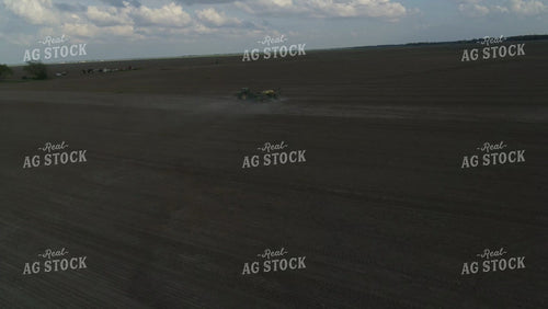 Planting Field at Night Drone 80028
