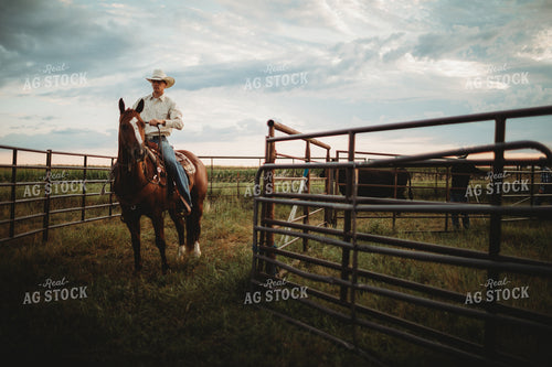 Rancher on Horse 6462