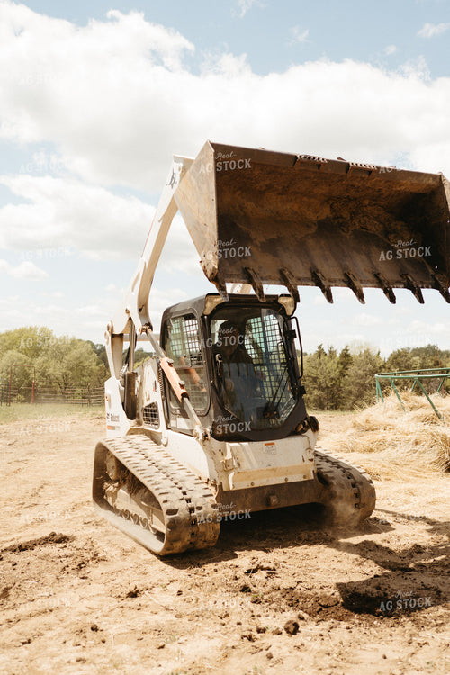 Loading Compost in Pasture 125316