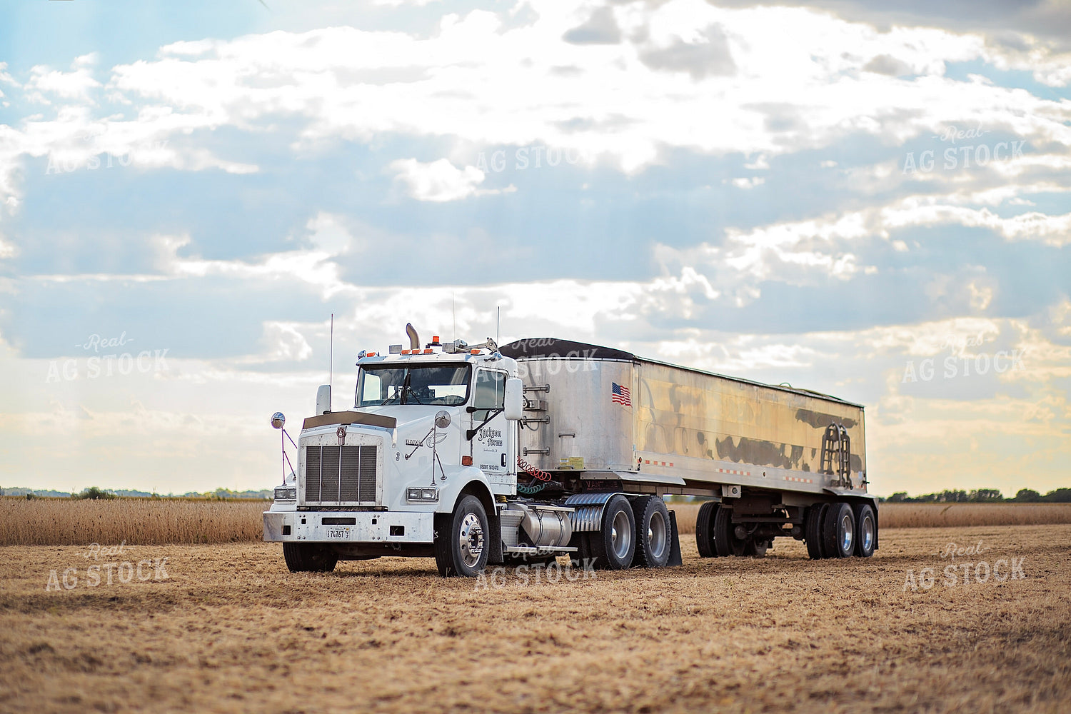 Semi in Field 93214