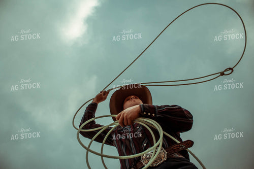 Rancher with Lasso 58025