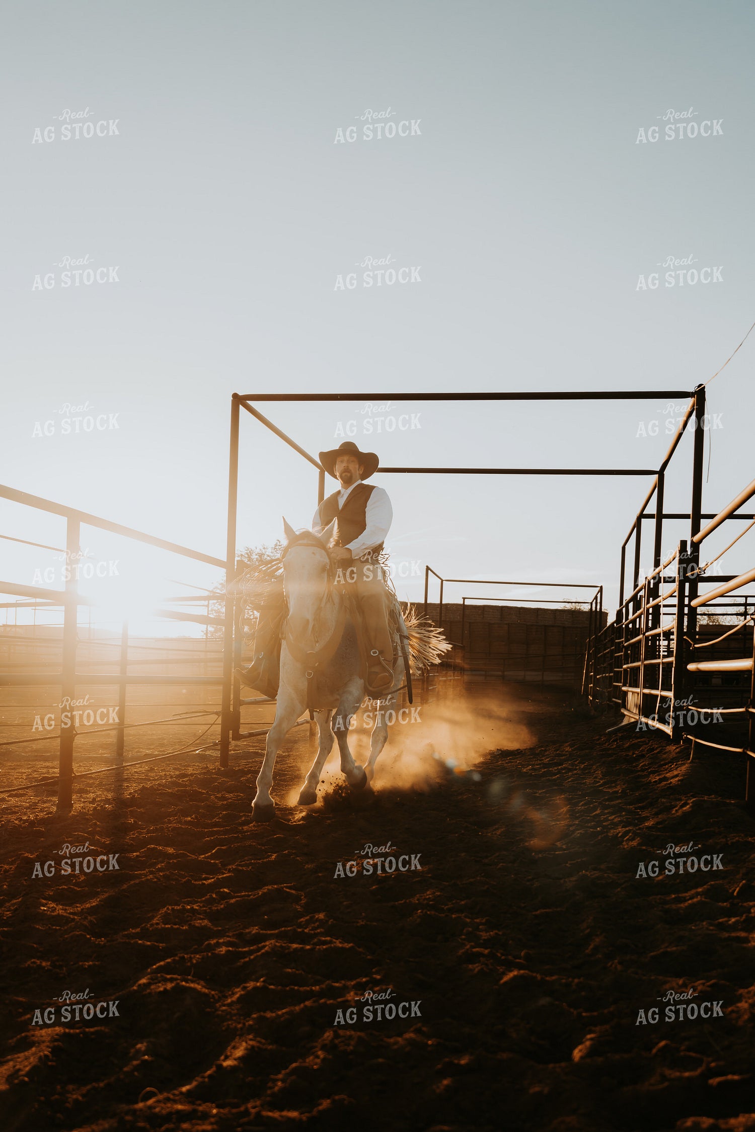 Cowboy on Horseback 61192