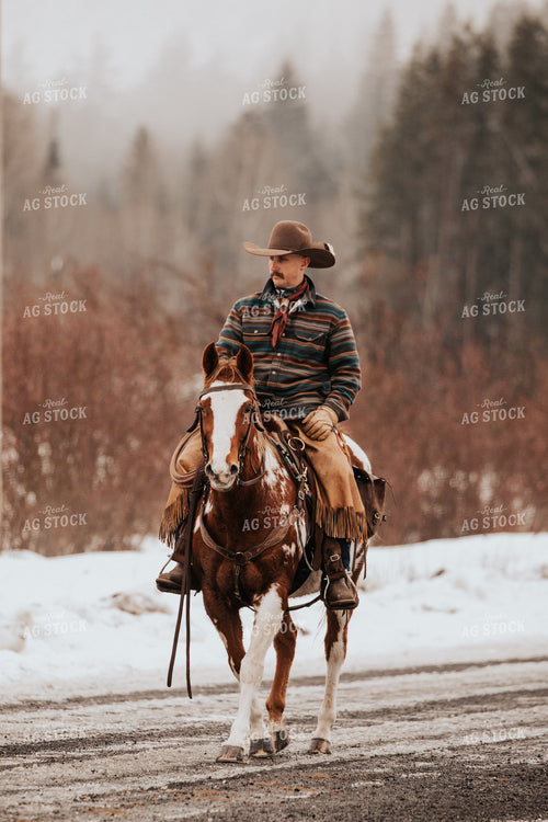 Rancher on Horse 66089