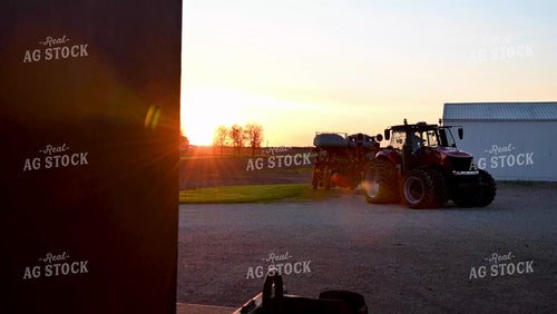 Driving Tractor at Sunrise - 105
