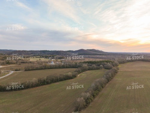 Aerial View Over Scenic Landscape 128066