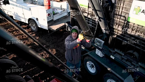 Loading the Planter with the Seed Tender - 072
