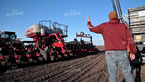 Loading the Planter with the Seed Tender - 030