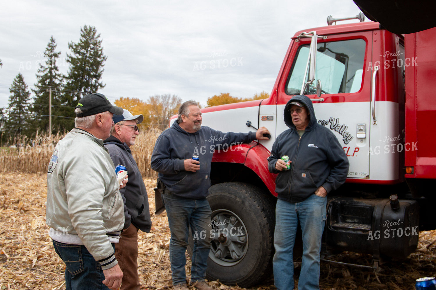 Farmers Talking by Truck 157255