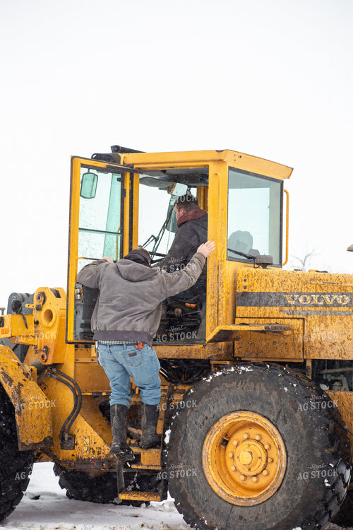 Farmers in Front Loader 155439