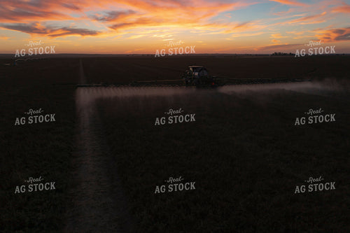 Spraying Field at Sunset 135000