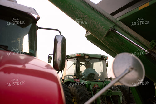 Farmer in Tractor Cab 129075