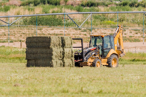 Collecting Hay Bales 97045