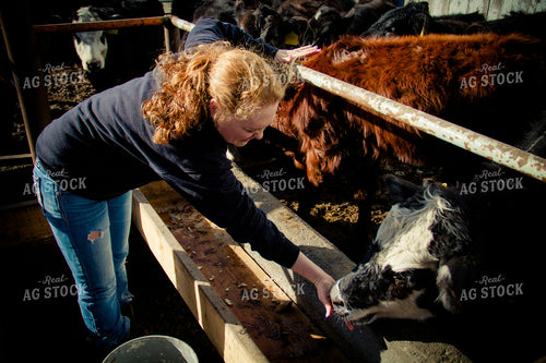 Female Farmer with Cattle 181011