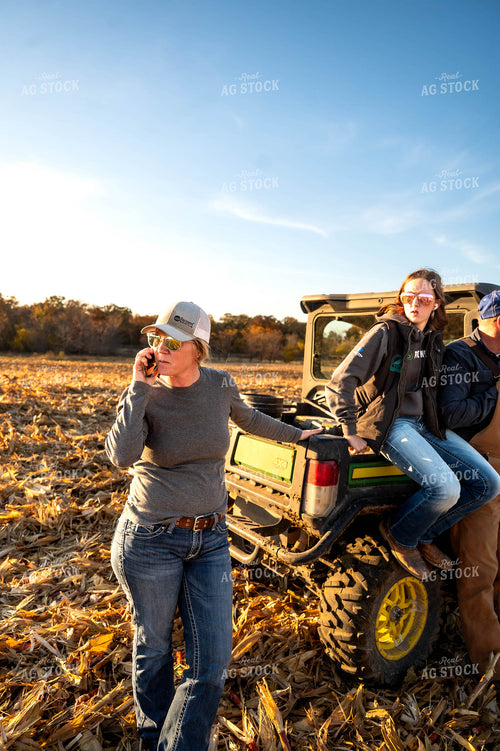 Female Farmer Talking on Phone 115496