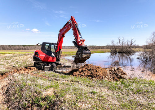Draining Field Ditches 128102