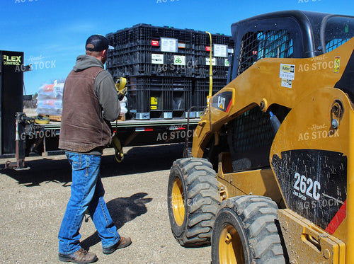 Seed Salesman Unloading Pro Boxes 141217