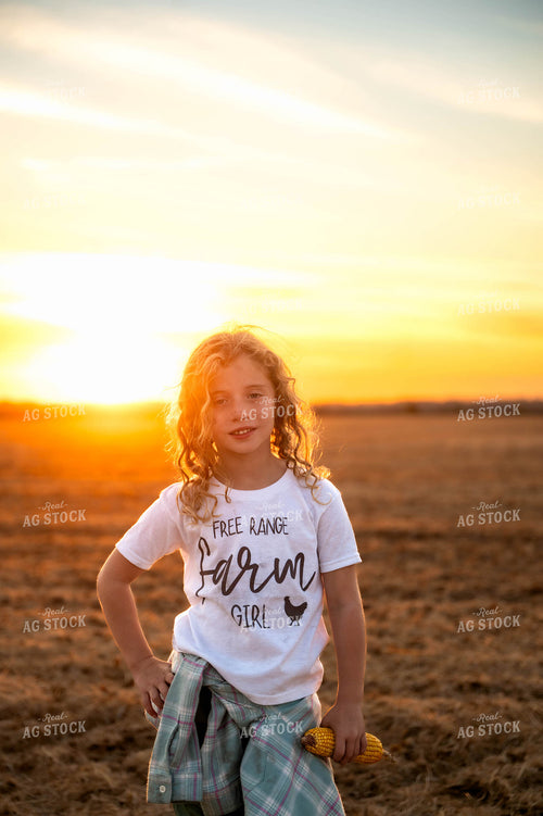 Farm Kid in Field 115589