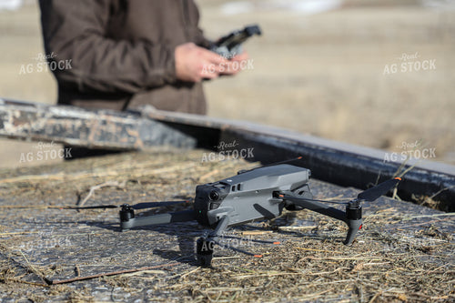 Farmer Flying Drone 117014