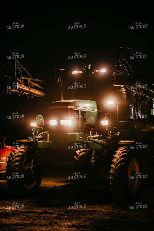Folded Up Sprayer in Farmyard 64262