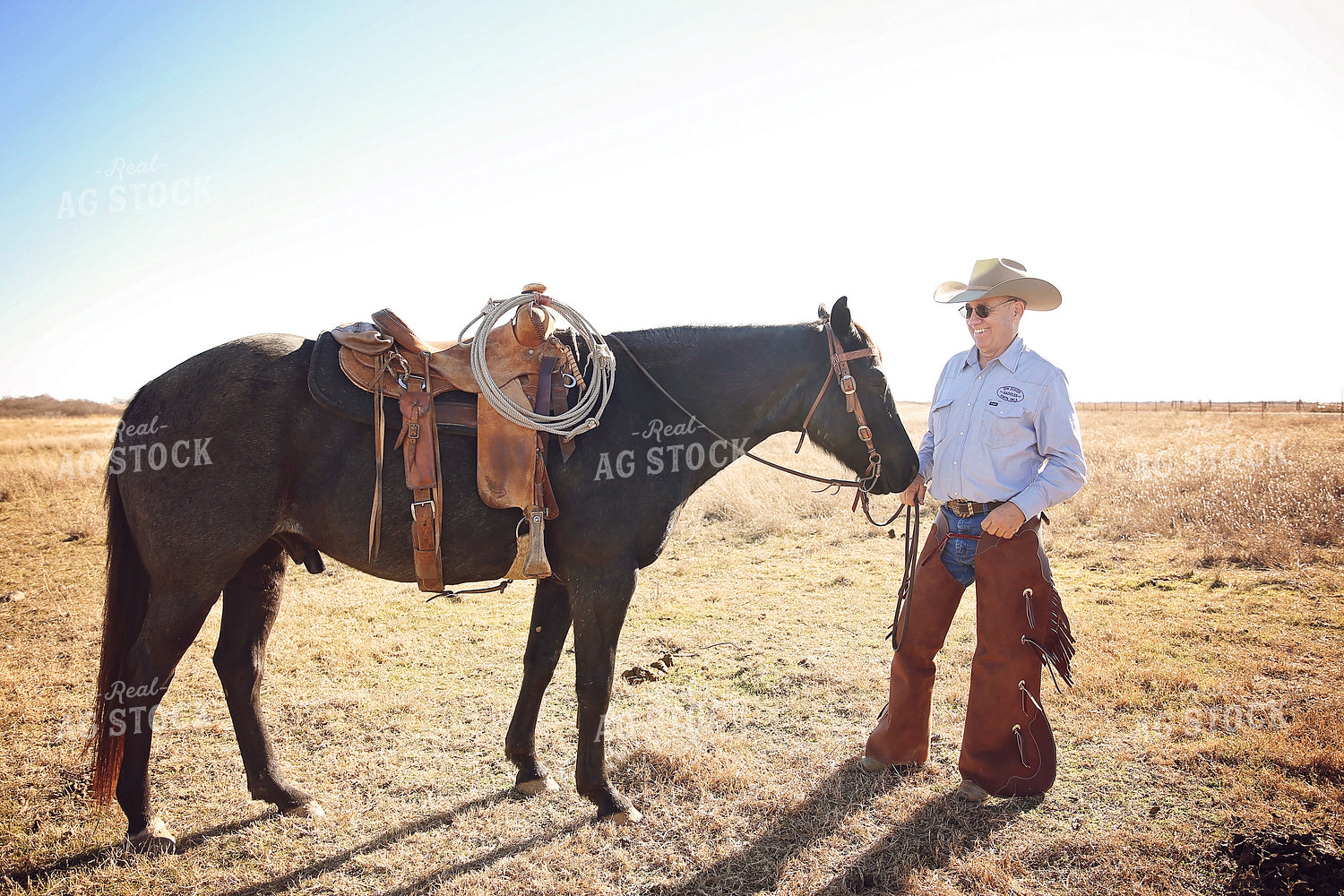 Rancher with Horse 127067