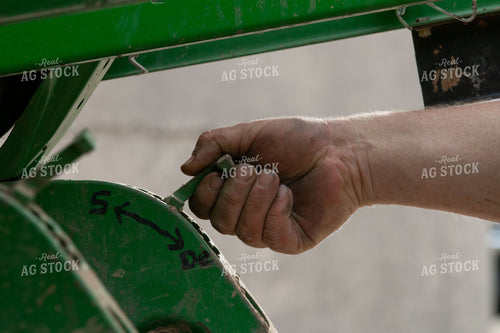 Farmer Setting Planter 157154
