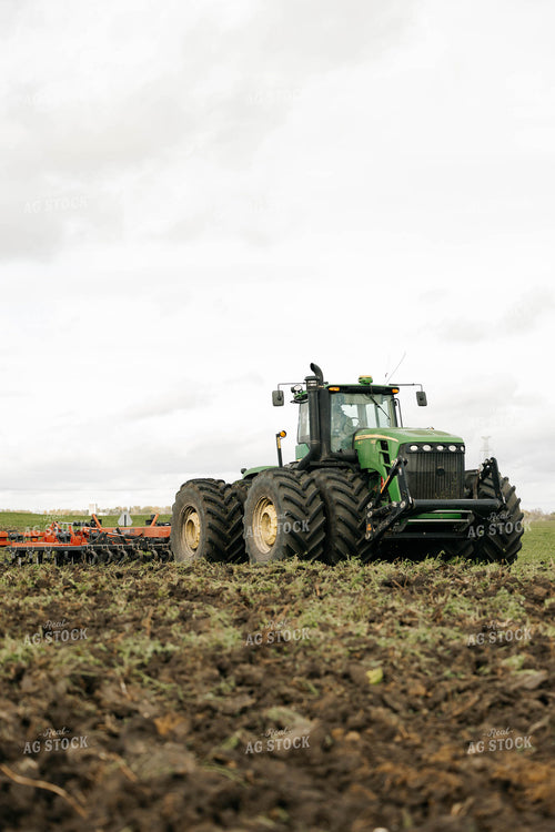 Tillage with Disk Ripper in Alfalfa Field 152871