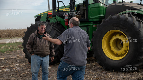 Farmers Talking in Field 26146