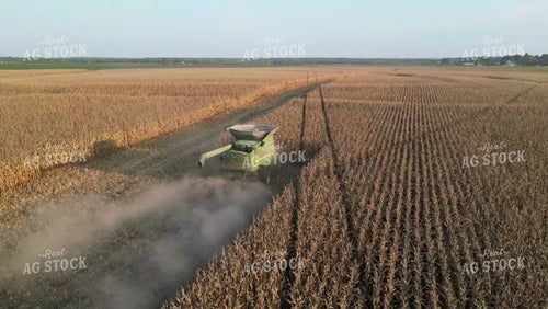 Aerial of Corn Harvest 149056
