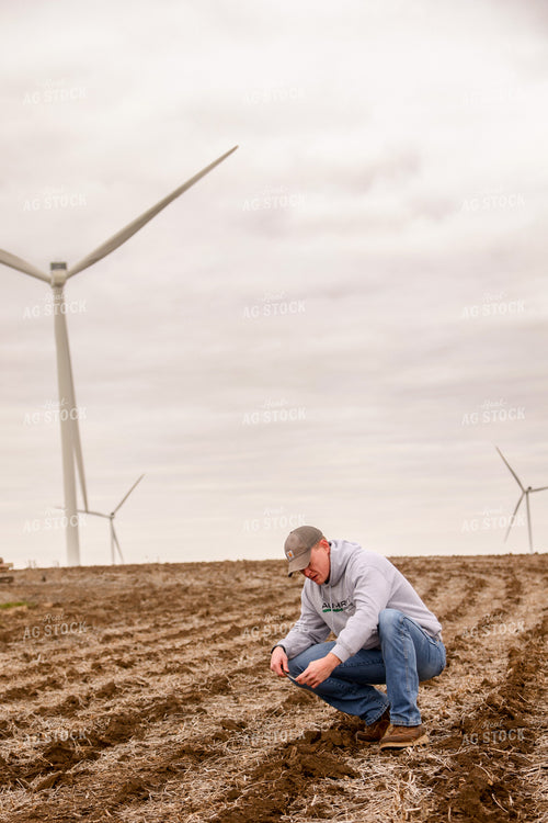 Farmer Checking Soil 161127