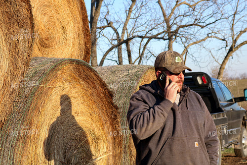 Farmer Talking on Phone 214082