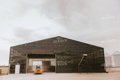 Tractor Drives into Dry Feed Storage Shed 7516