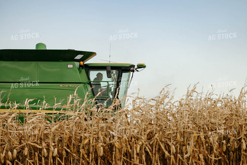 Farmer in Combine 152898