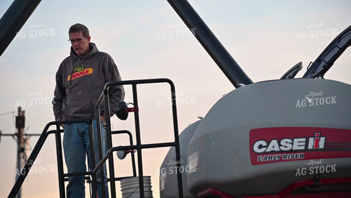 Loading the Planter with the Seed Tender - 125