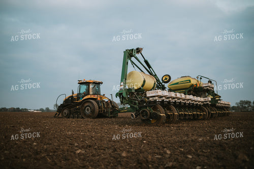 Planter in Field at Sunset 5730