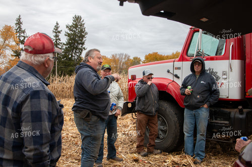 Farmers Talking by Truck 157256